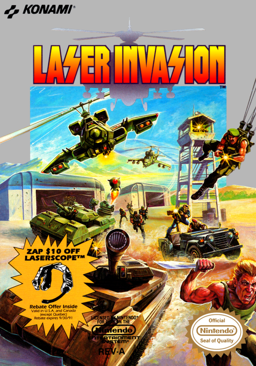 Laser Invasion (USA) box art